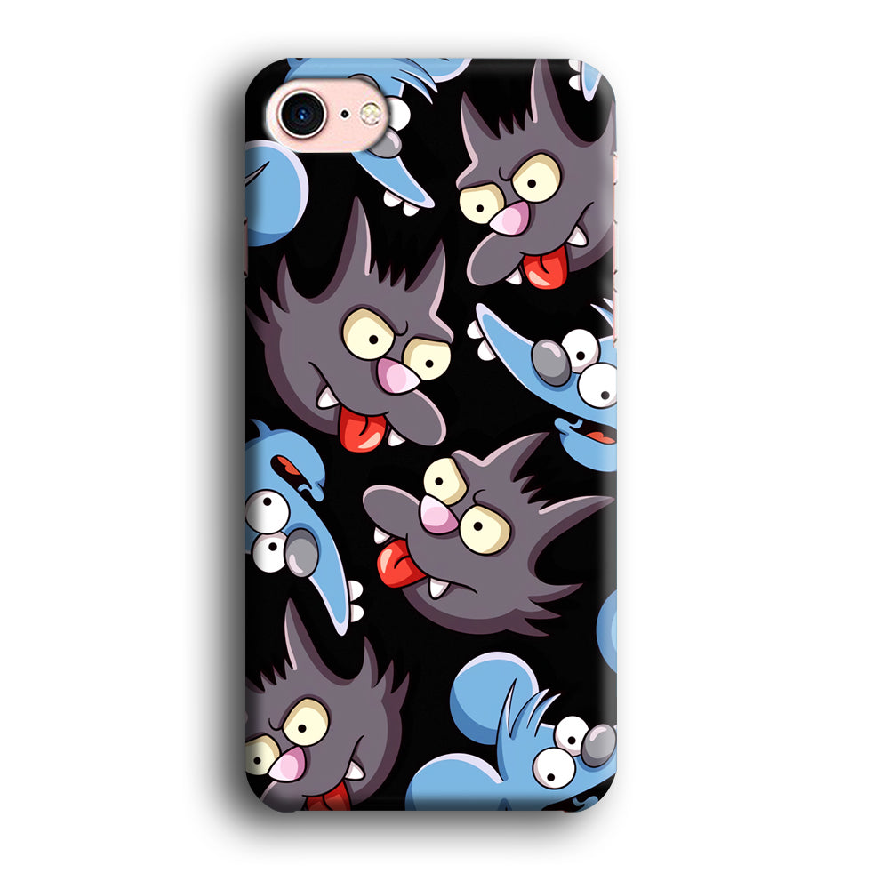 Simpson Snowball Cat iPhone 8 Case