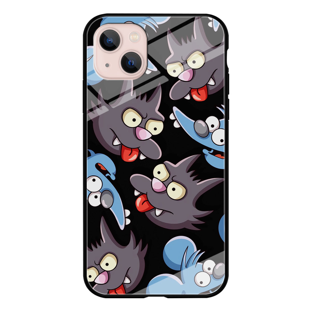 Simpson Snowball Cat iPhone 13 Case