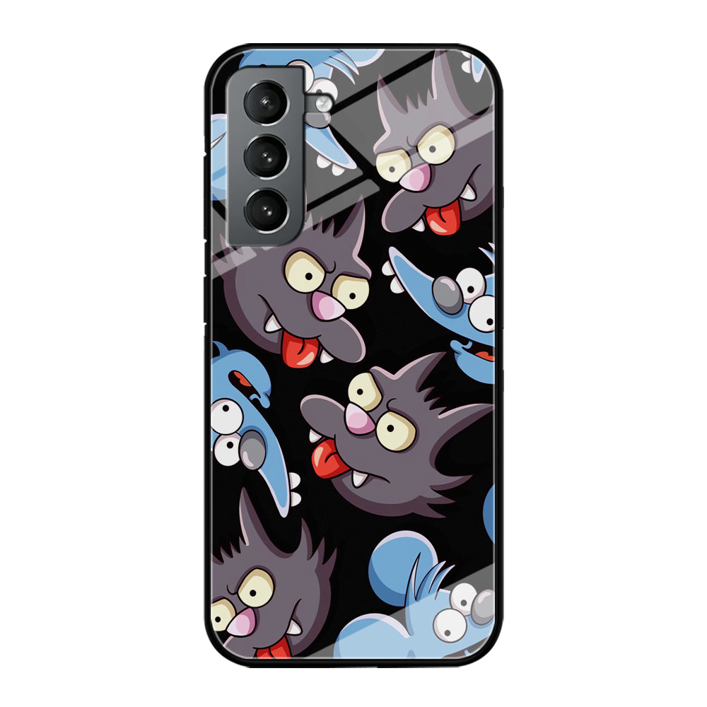 Simpson Snowball Cat Samsung Galaxy S21 Plus Case