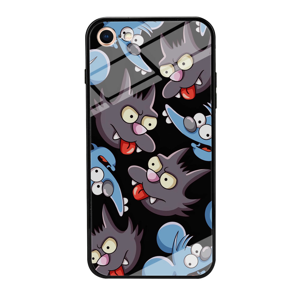 Simpson Snowball Cat iPhone 8 Case