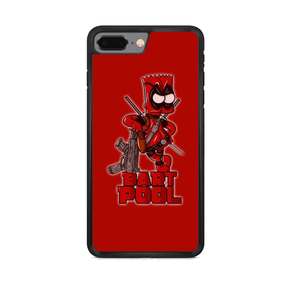 Simpson Bart Deadpool iPhone 8 Plus Case