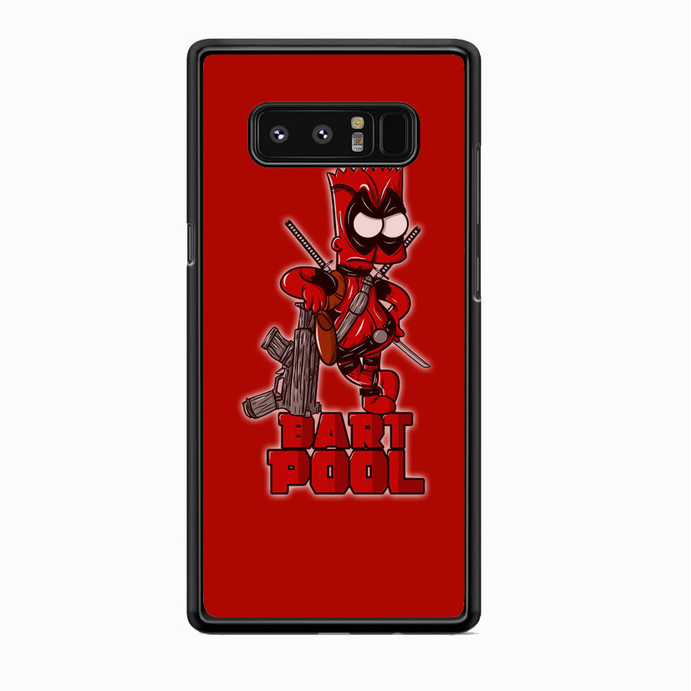 Simpson Bart Deadpool Samsung Galaxy Note 8 Case