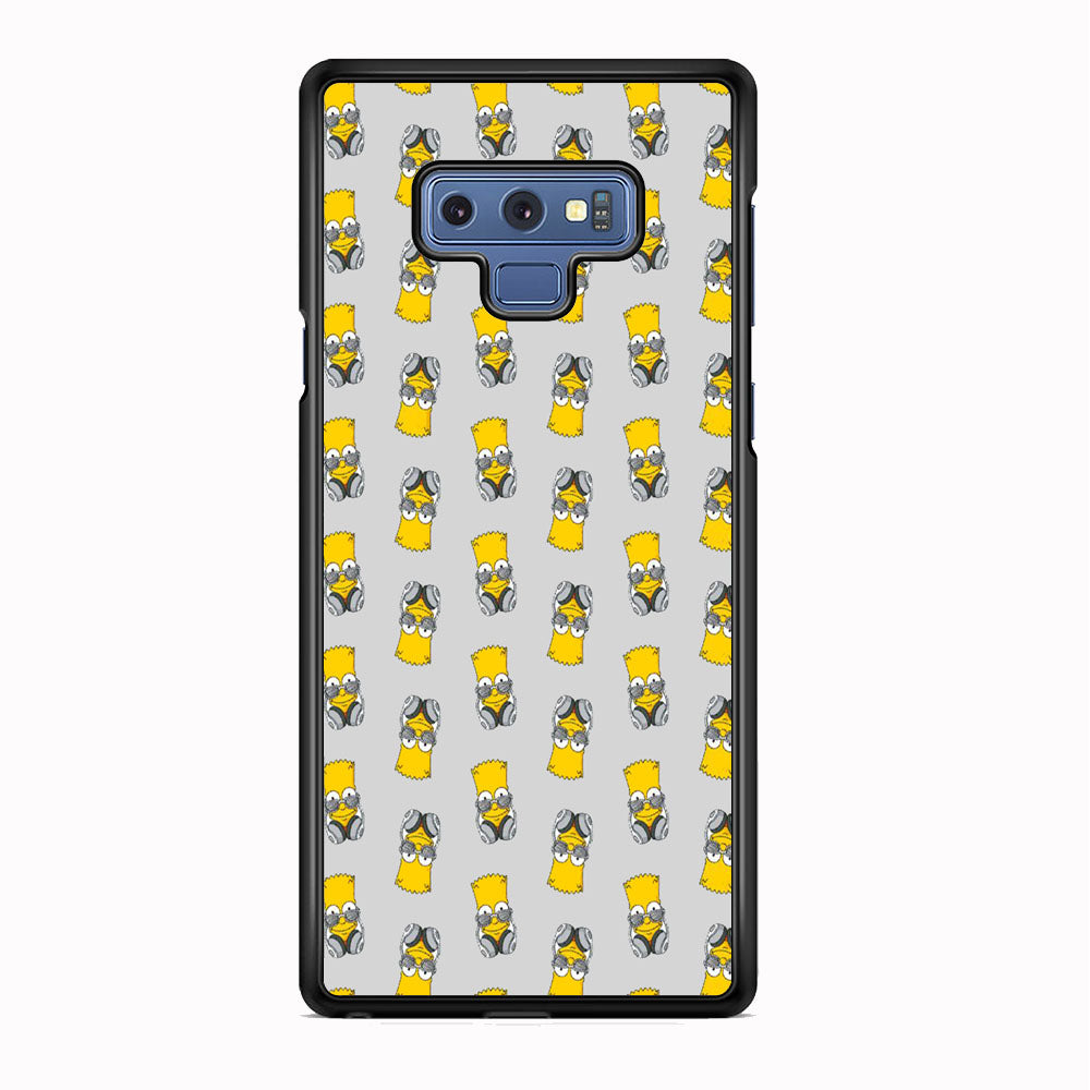 Simpson Doodle Head Earphone Samsung Galaxy Note 9 Case