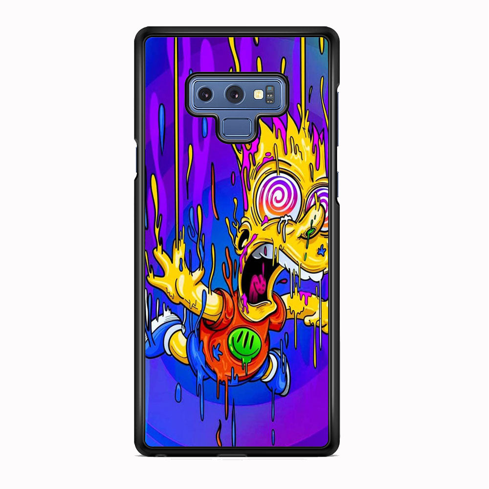 Simpson Melting In The Hallway Time Samsung Galaxy Note 9 Case