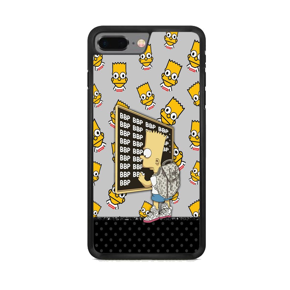 Simpson Write On The Black Board iPhone 8 Plus Case