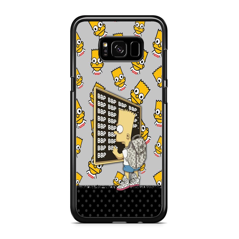 Simpson Write On The Black Board Samsung Galaxy S8 Case