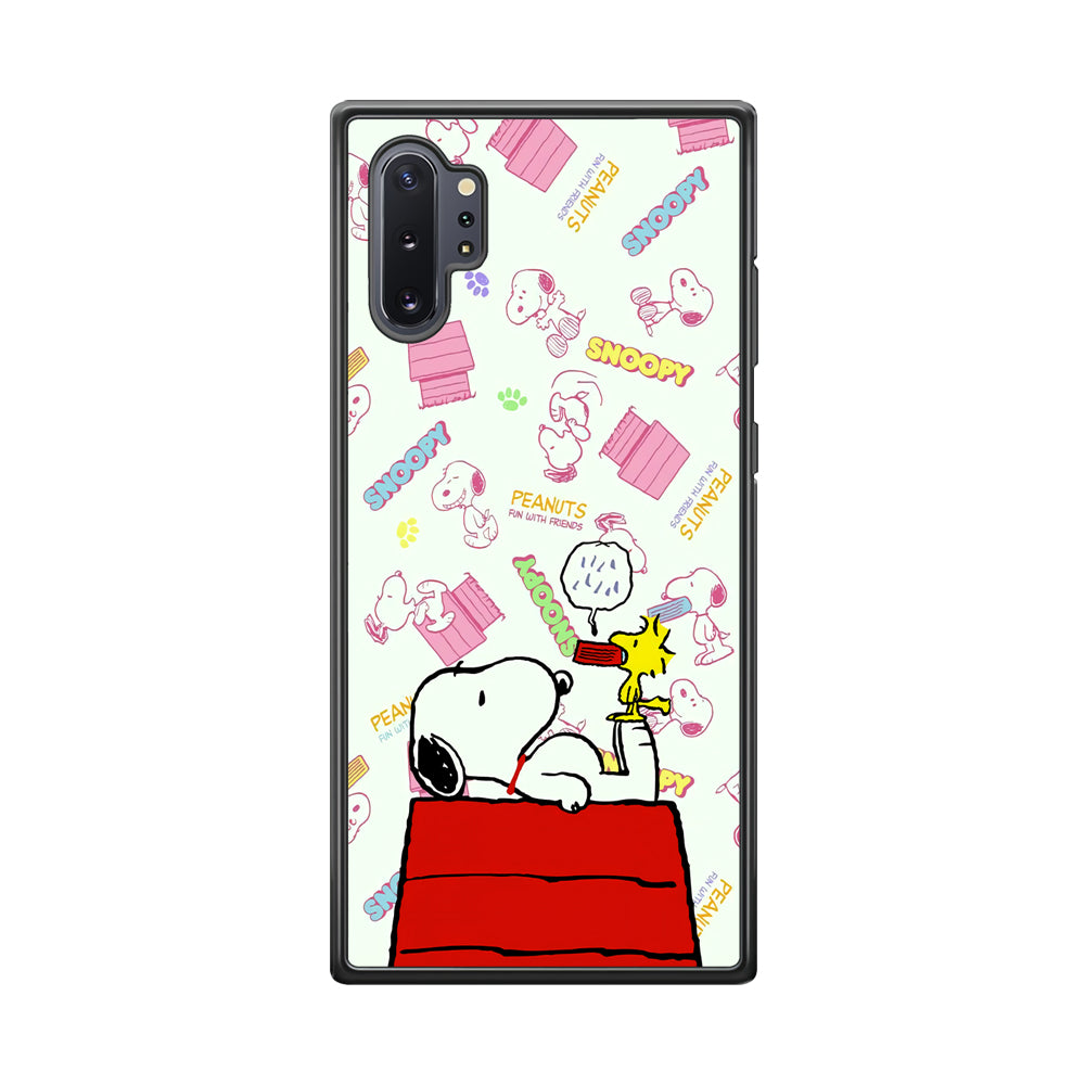 Snoopy Comfort Together Samsung Galaxy Note 10 Plus Case