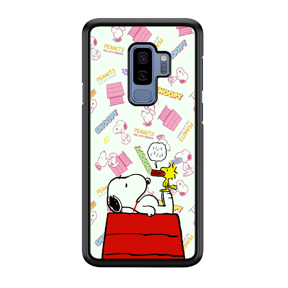 Snoopy Comfort Together Samsung Galaxy S9 Plus Case