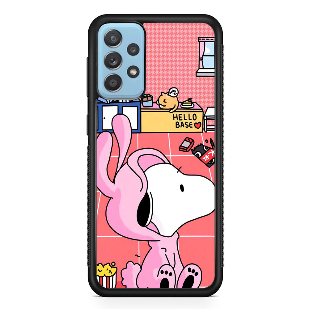 Snoopy Home Sweet Home Samsung Galaxy A52 Case