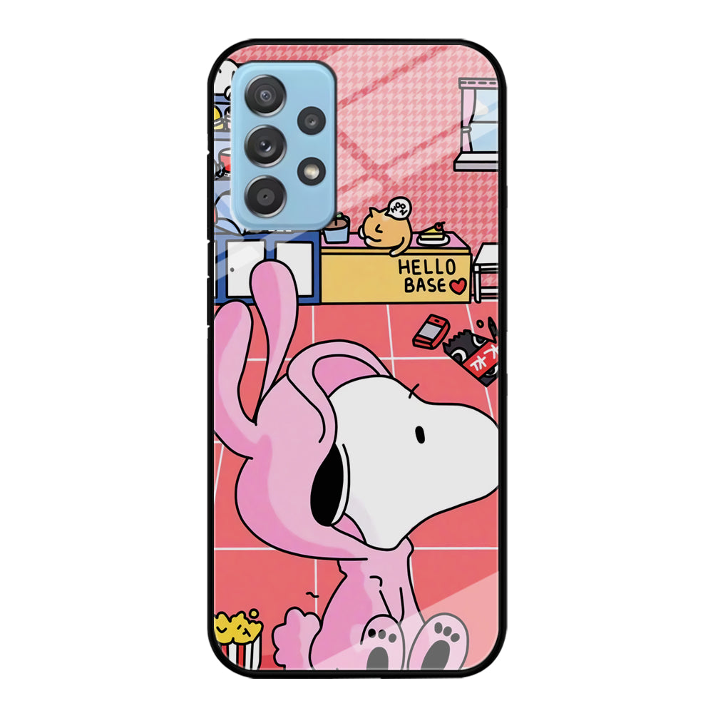 Snoopy Home Sweet Home Samsung Galaxy A52 Case