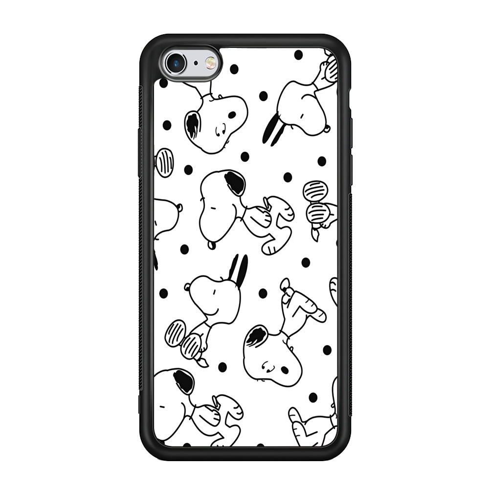 Snoopy In White iPhone 6 Plus | 6s Plus Case