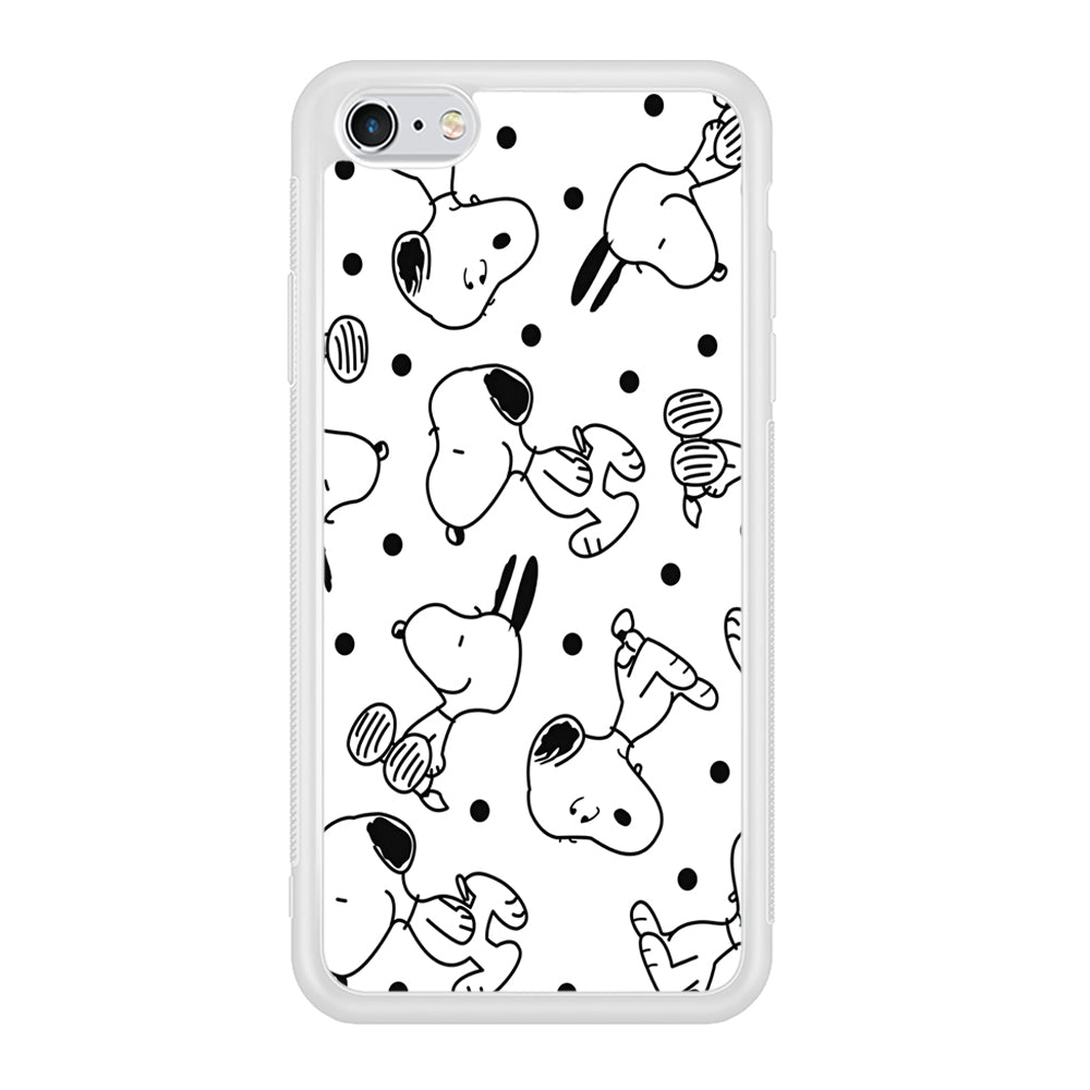 Snoopy In White iPhone 6 Plus | 6s Plus Case