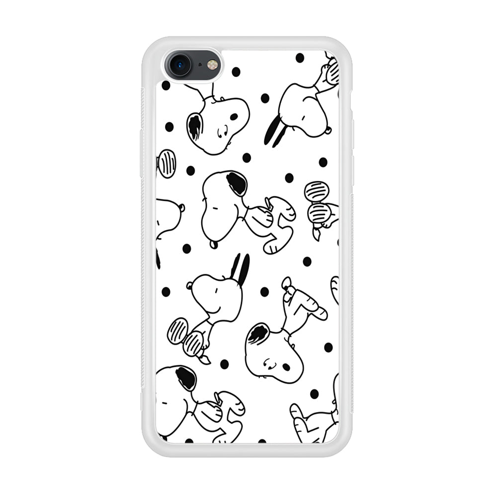 Snoopy In White iPhone 8 Case