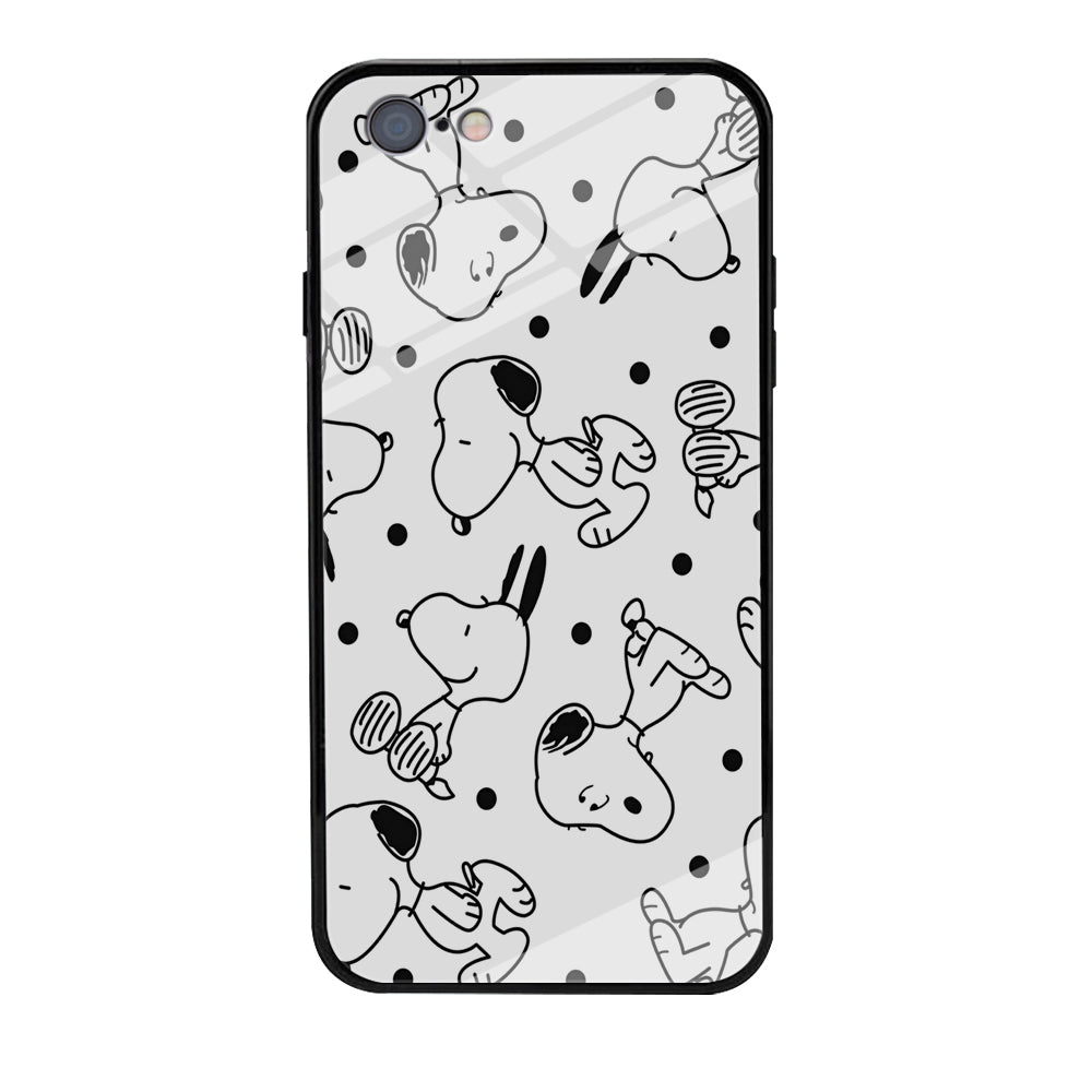 Snoopy In White iPhone 6 Plus | 6s Plus Case