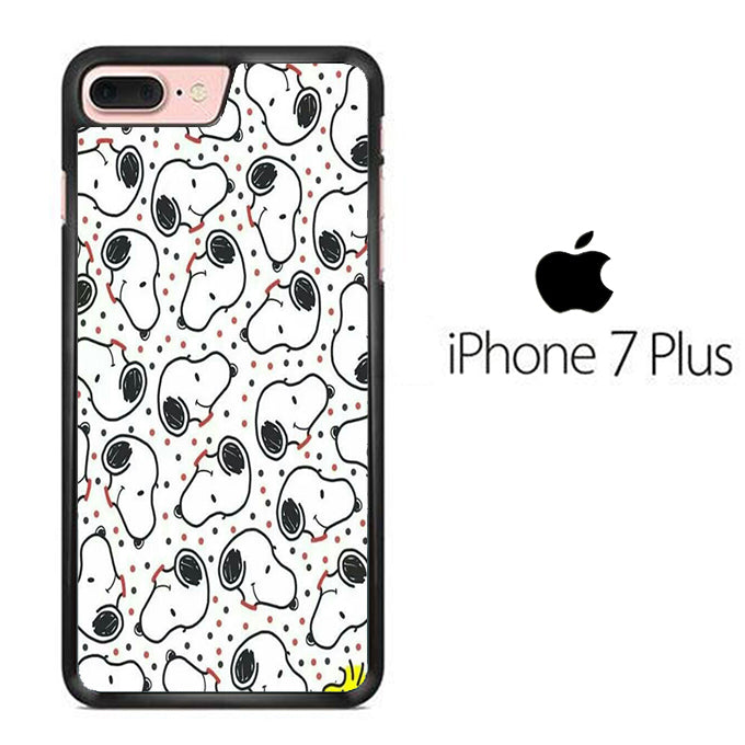 Snoopy Head Polkadot iPhone 7 Plus Case