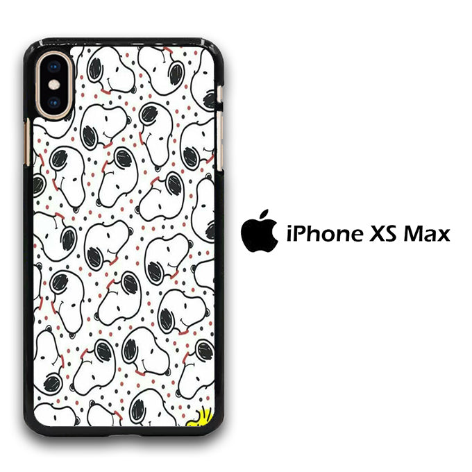 Snoopy Head Polkadot iPhone Xs Max Case