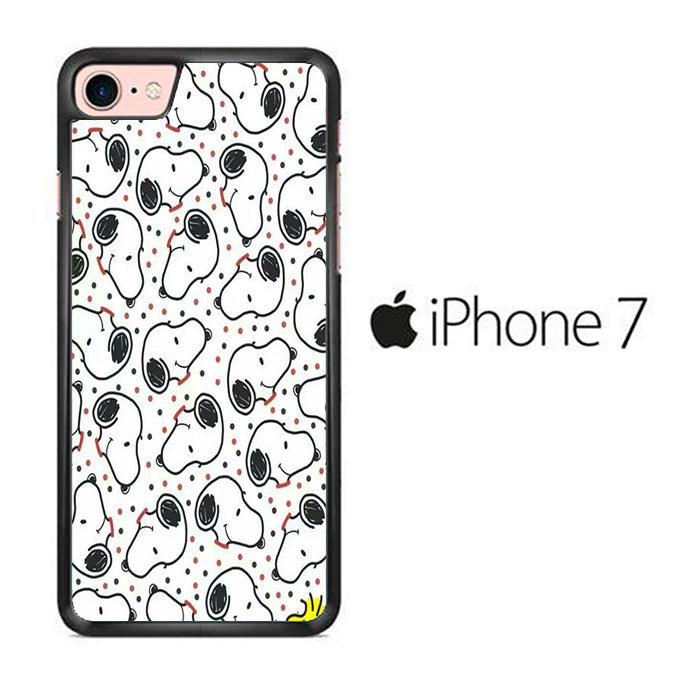 Snoopy Head Polkadot iPhone 7 Case
