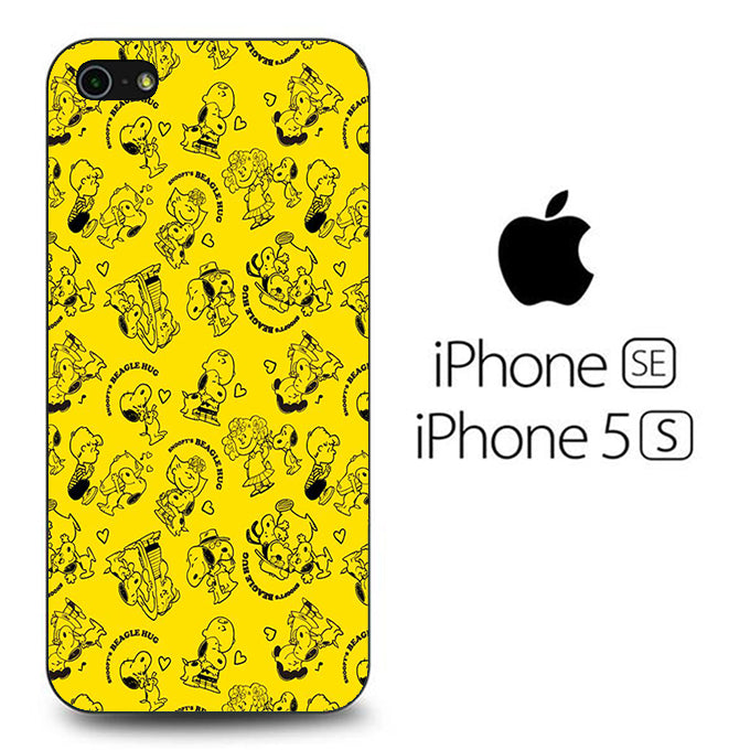 Snoopy Hug Yellow iPhone 5 | 5s Case - Ezzystore