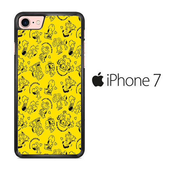 Snoopy Hug Yellow iPhone 7 Case