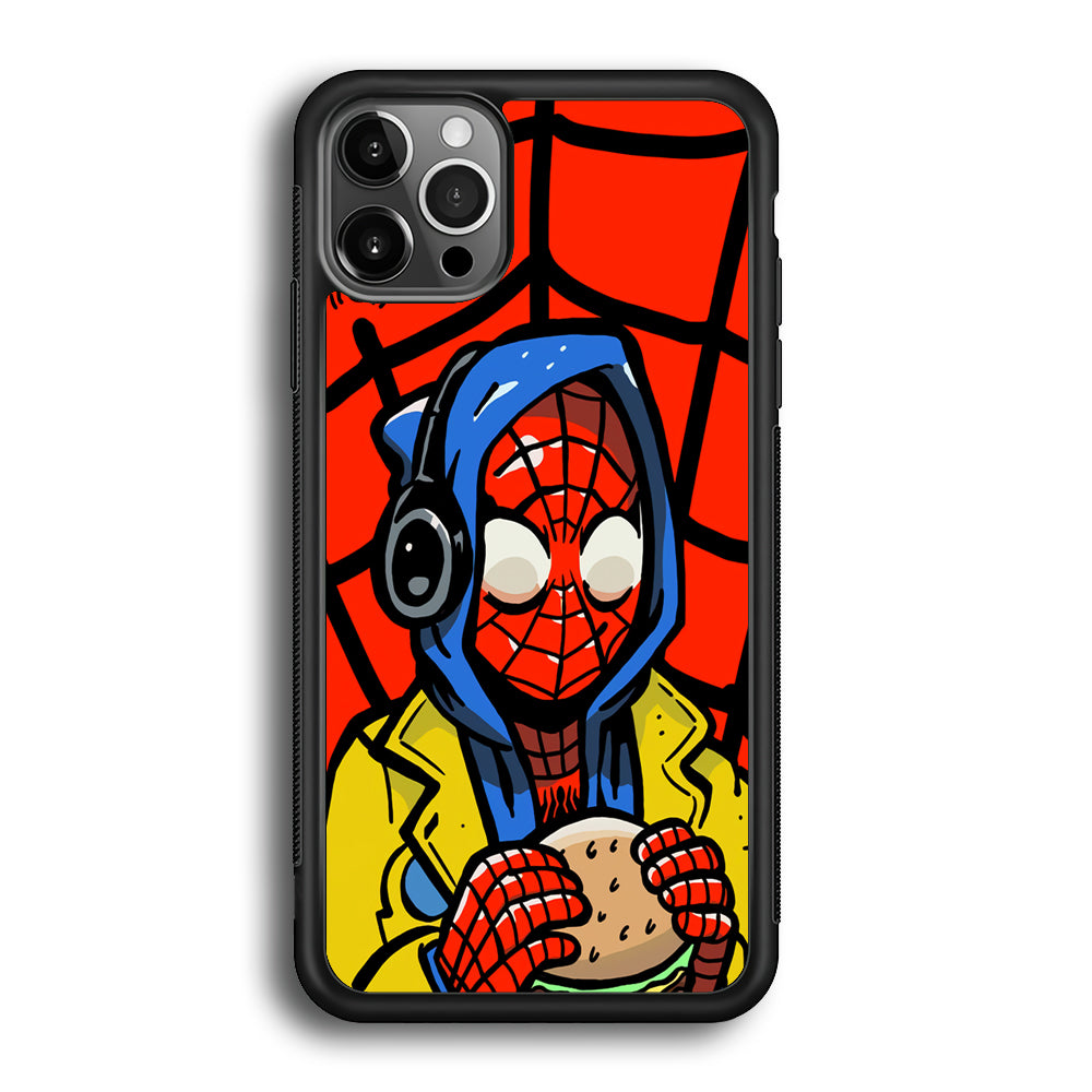 Spiderman Burger Lunch iPhone 12 Pro Max Case