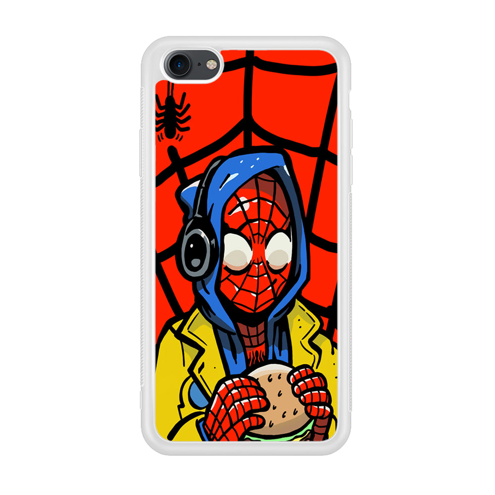 Spiderman Burger Lunch iPhone 8 Case