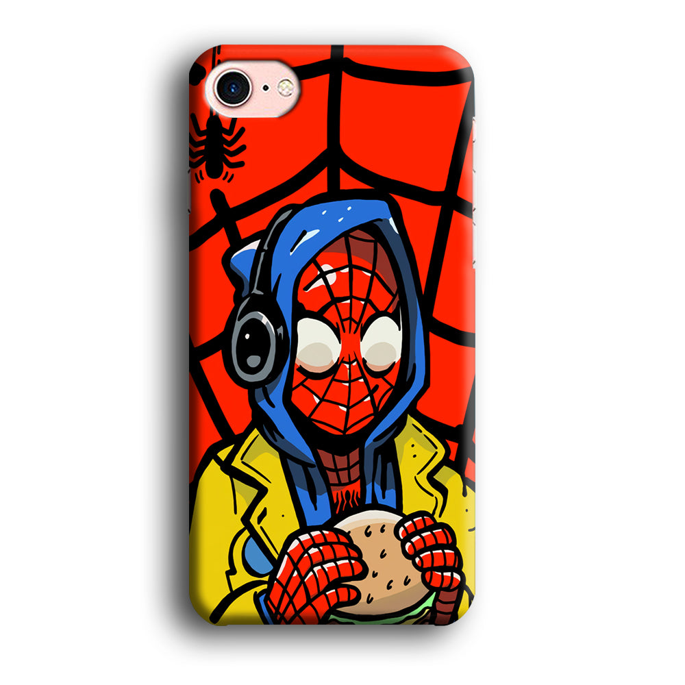 Spiderman Burger Lunch iPhone 8 Case