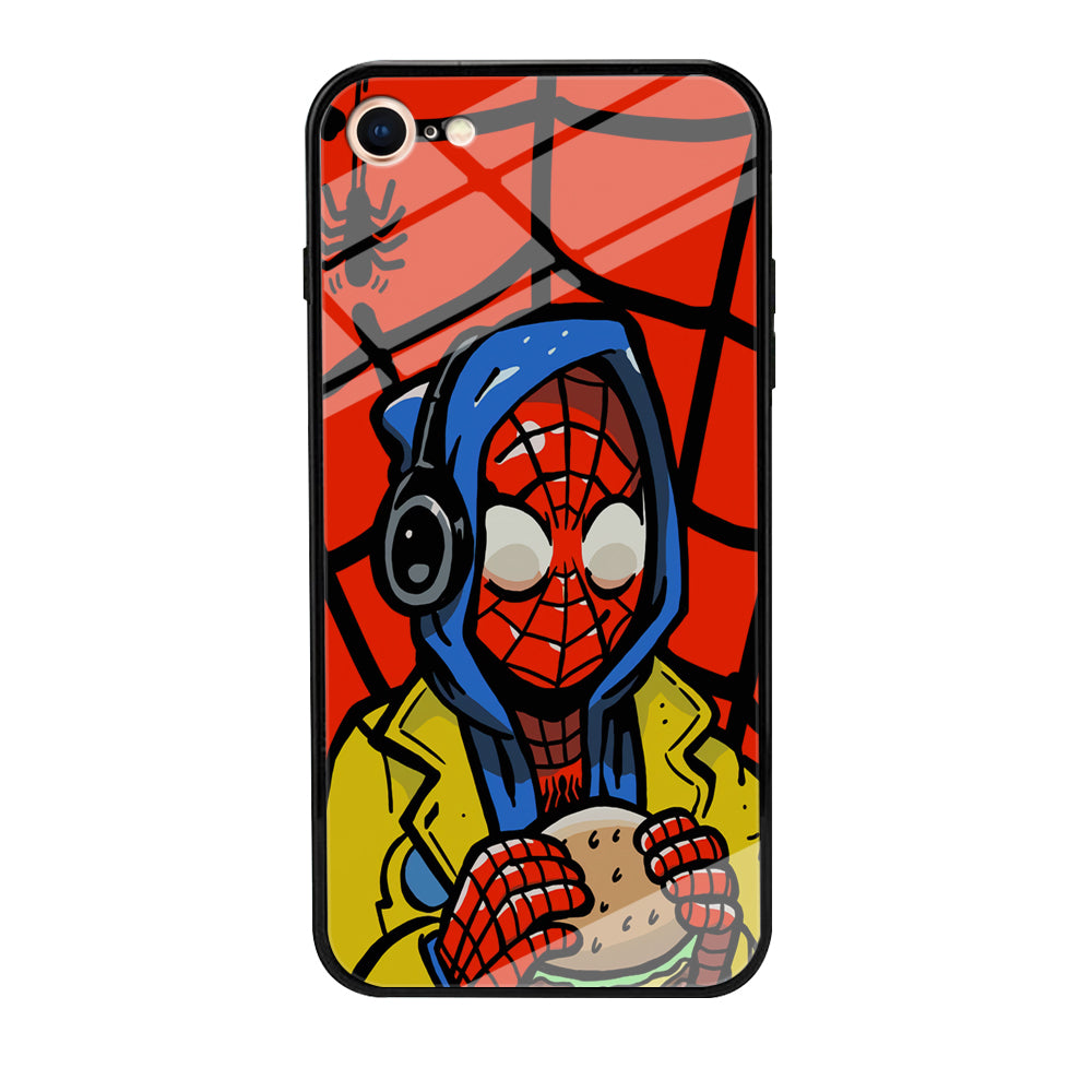 Spiderman Burger Lunch iPhone 8 Case