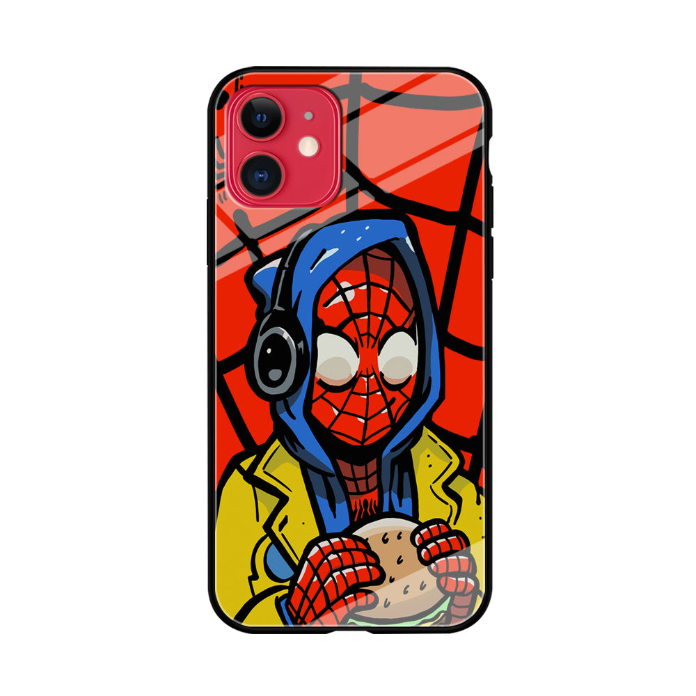 Spiderman Burger Lunch iPhone 11 Case
