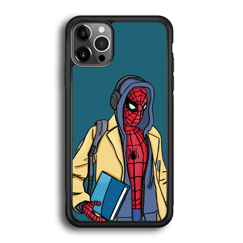 Spiderman Student iPhone 12 Pro Max Case