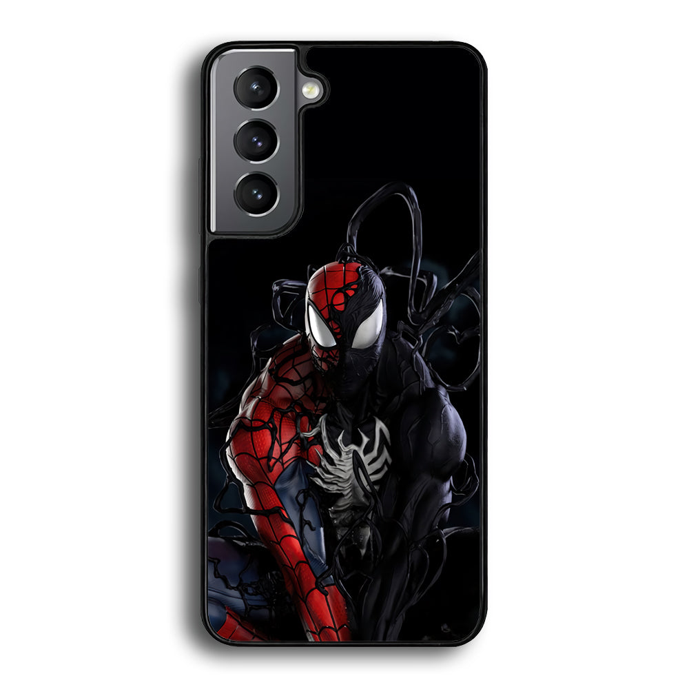 Spiderman X Symbiote Transformation Samsung Galaxy S21 Plus Case