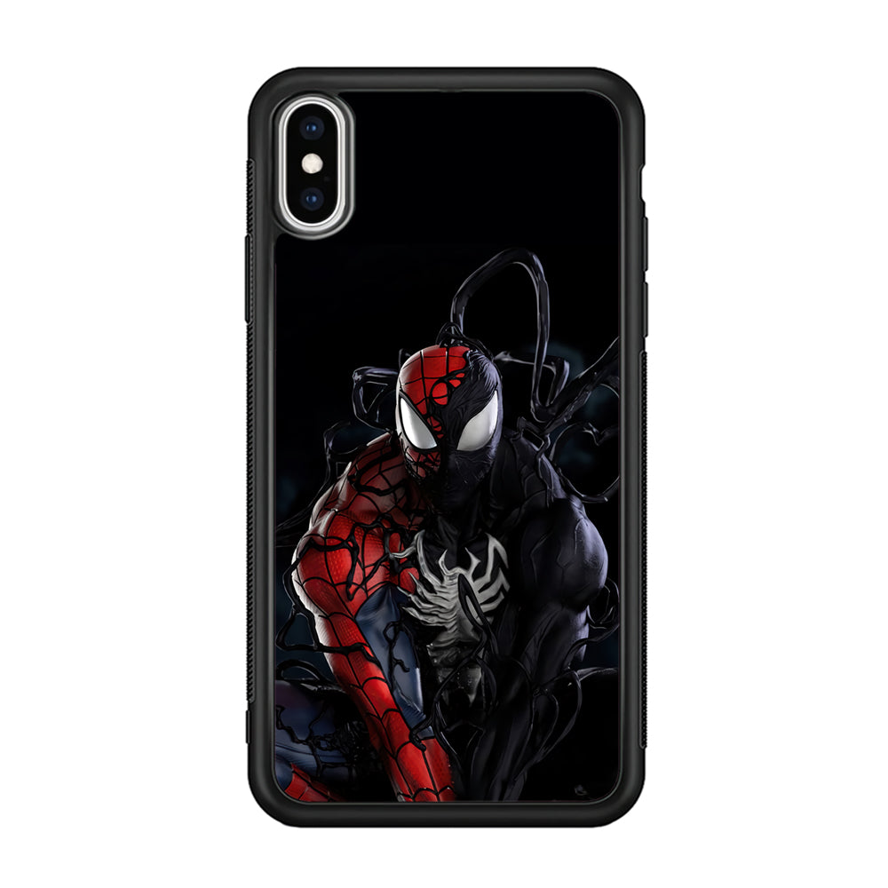 Spiderman X Symbiote Transformation iPhone XS Case