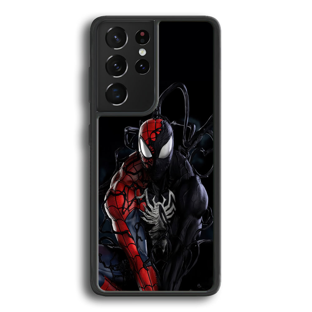 Spiderman X Symbiote Transformation Samsung Galaxy S21 Ultra Case - Ezzystore