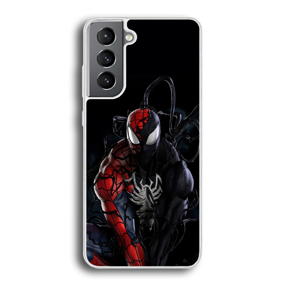 Spiderman X Symbiote Transformation Samsung Galaxy S21 Plus Case