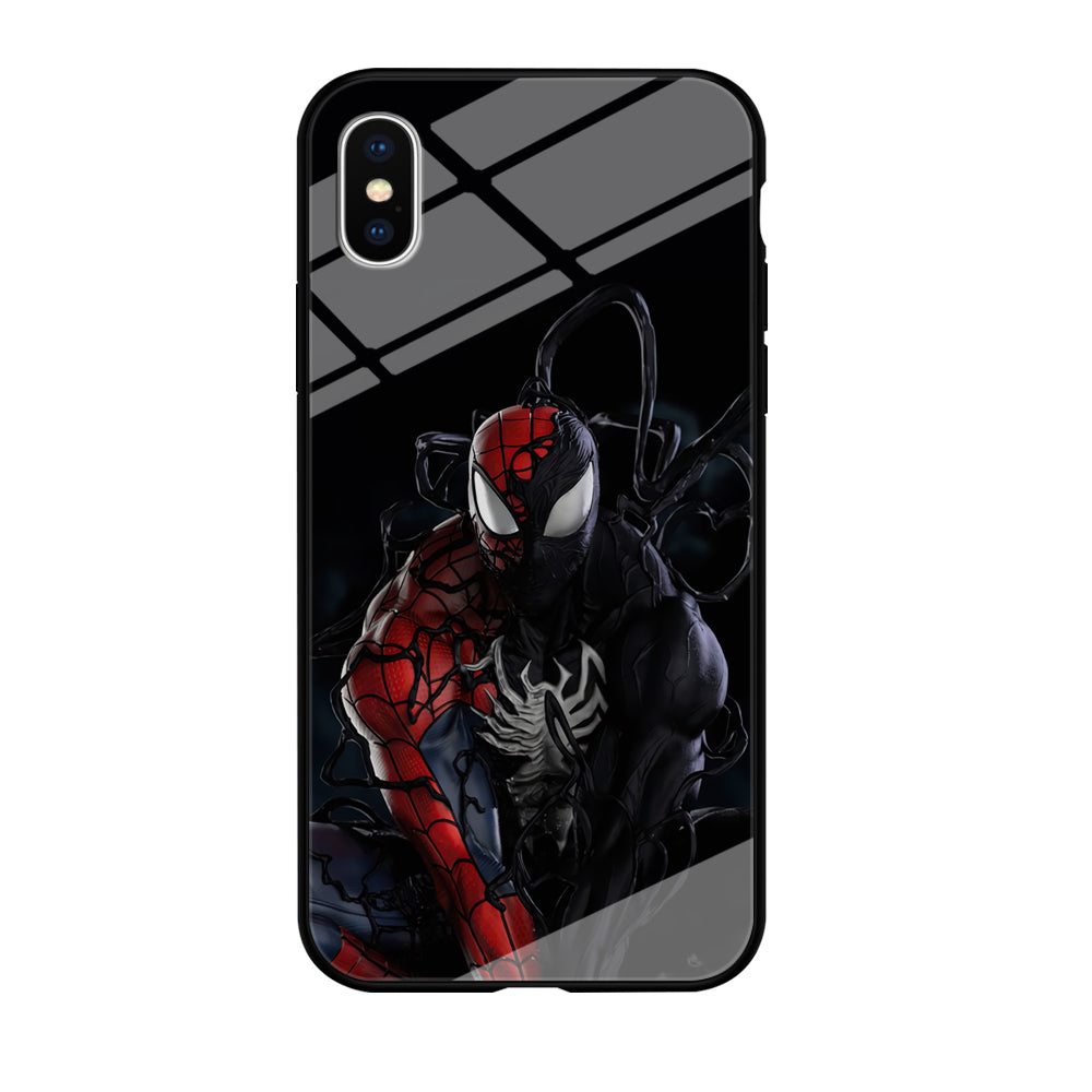 Spiderman X Symbiote Transformation iPhone XS Case