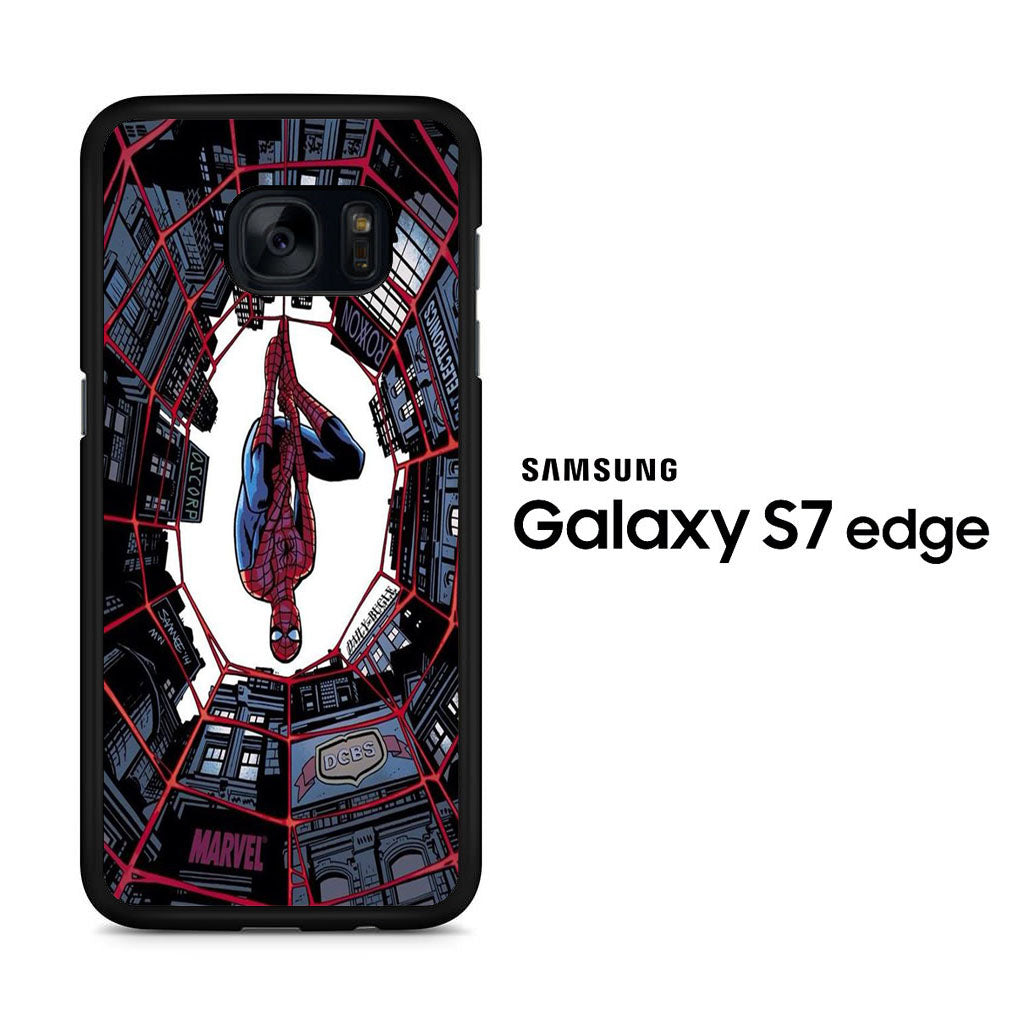 Spiderman Net Under Building Samsung Galaxy S7 Edge Case