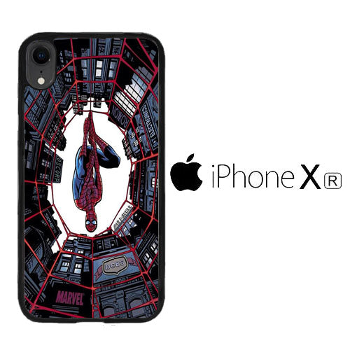 Spiderman Net Under Building iPhone XR Case