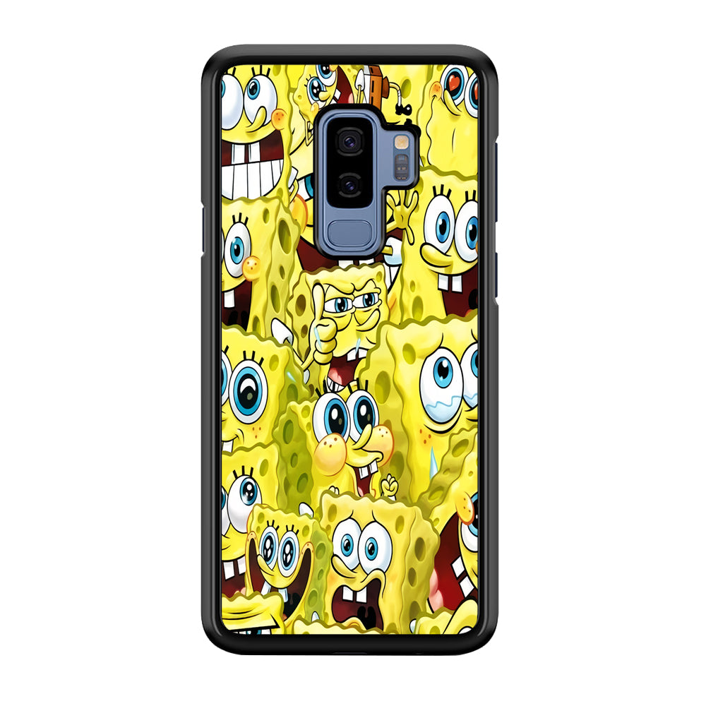 Spongebob Cute Expression Samsung Galaxy S9 Plus Case