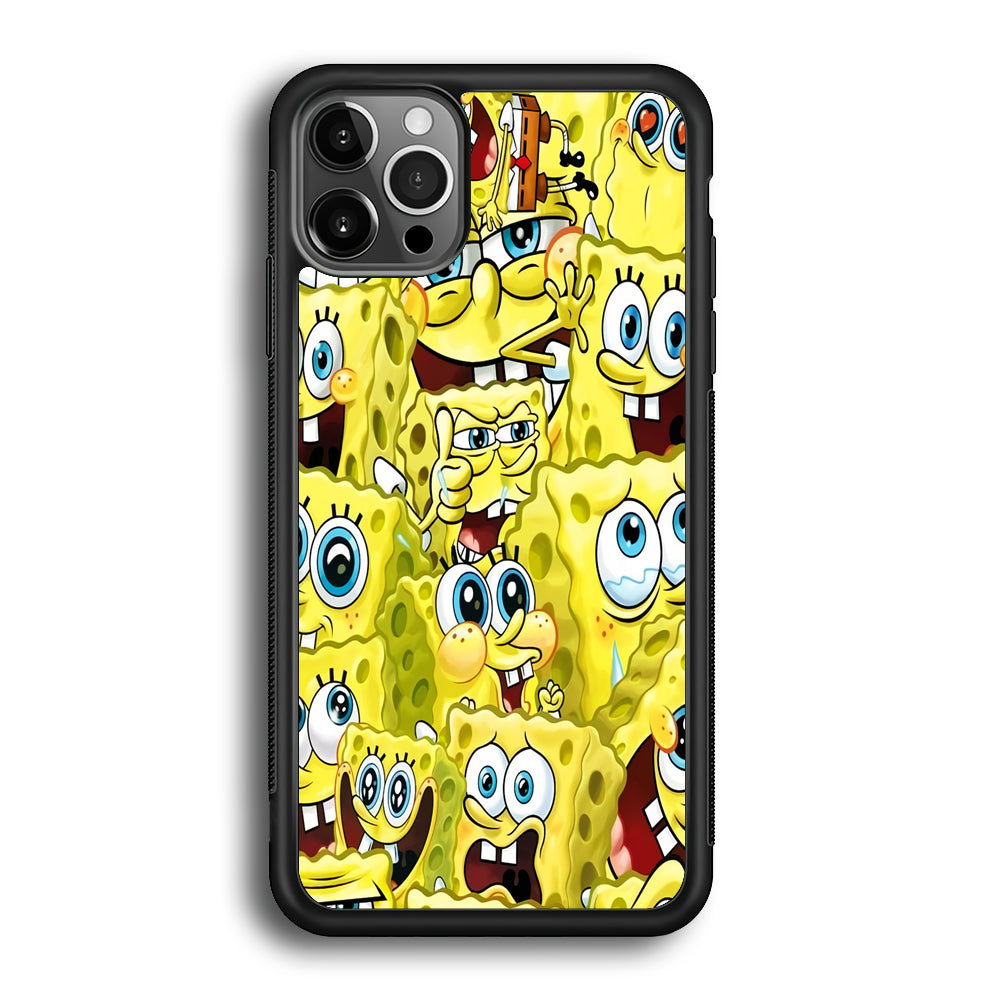 Spongebob Cute Expression iPhone 12 Pro Max Case