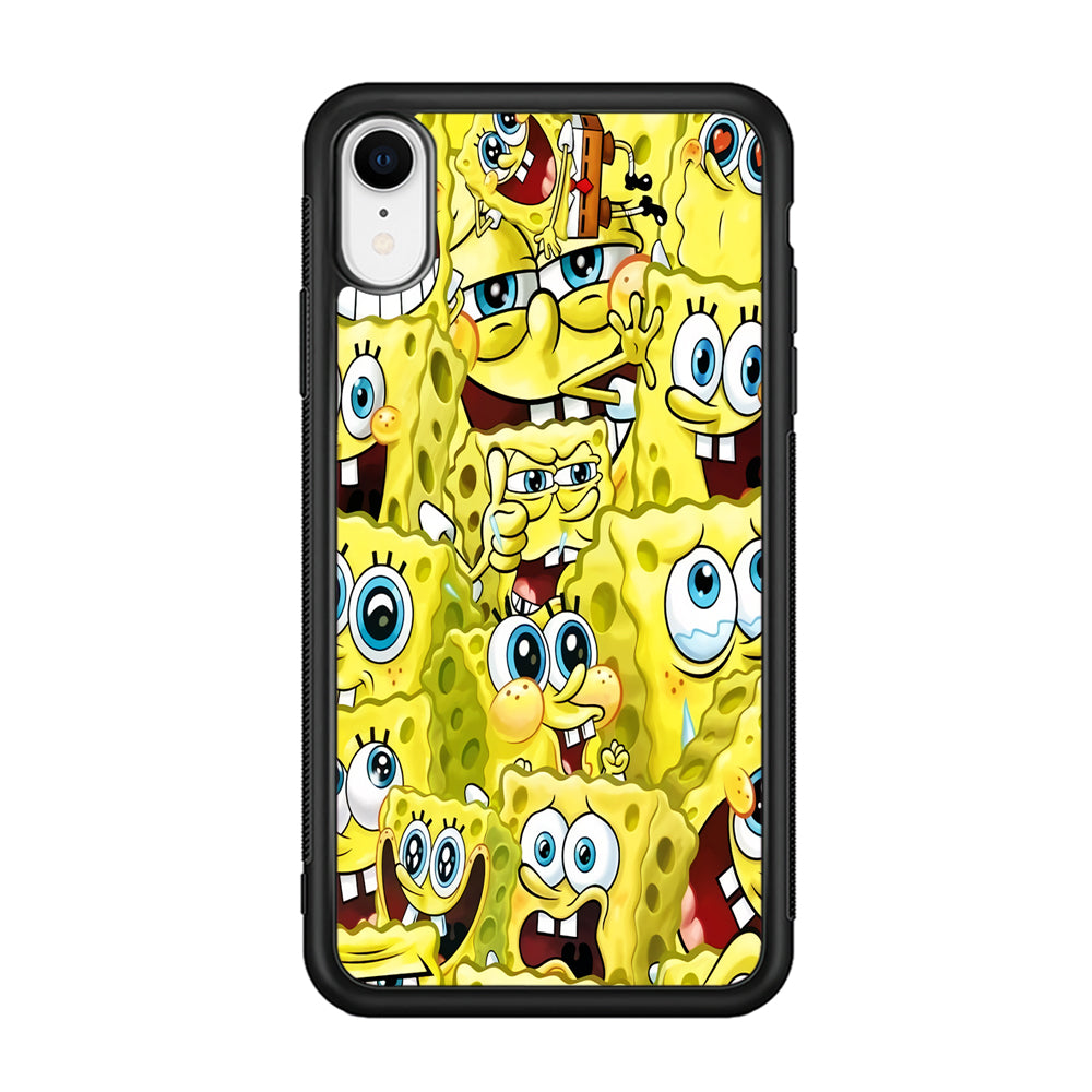Spongebob Cute Expression iPhone XR Case