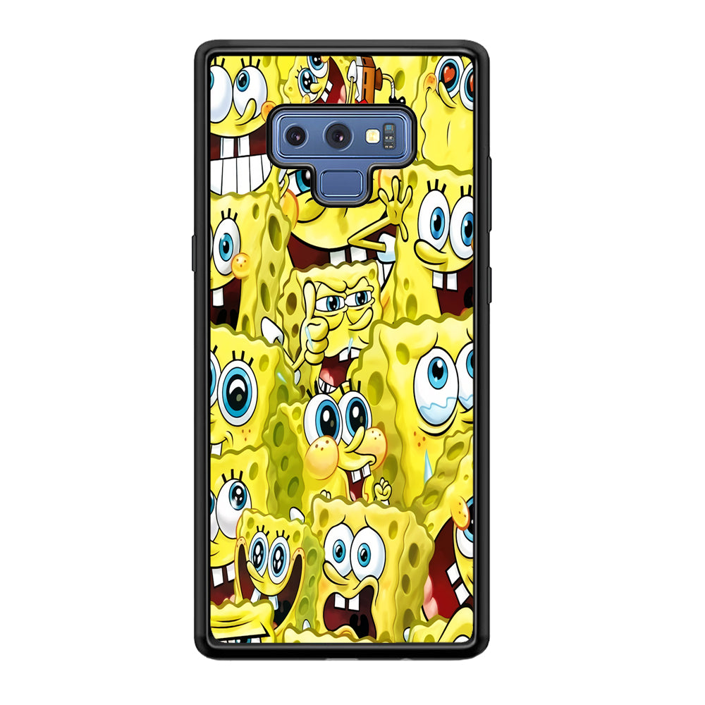 Spongebob And Supreme Samsung Galaxy Note 9 Wallet Case