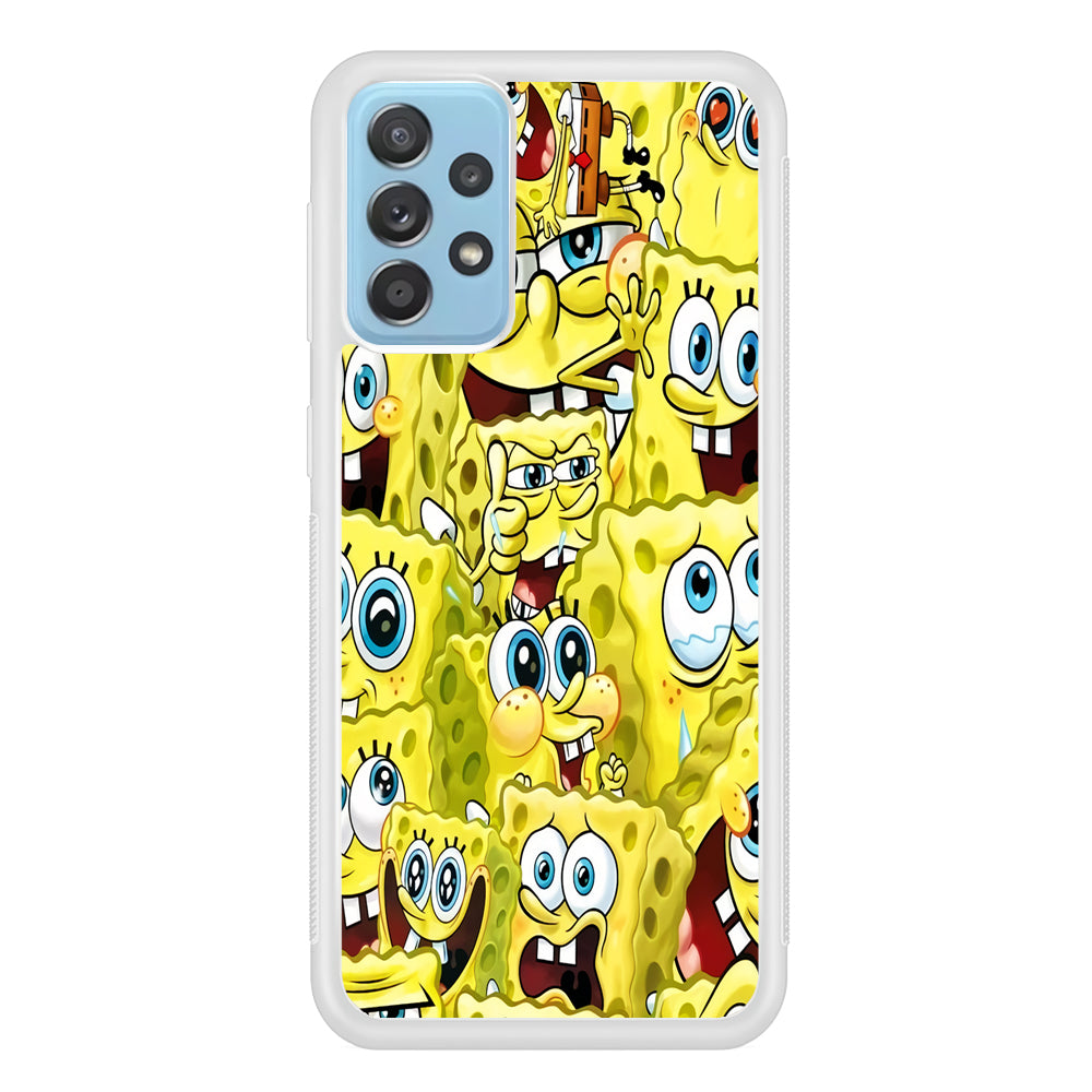 Spongebob Cute Expression Samsung Galaxy A52 Case