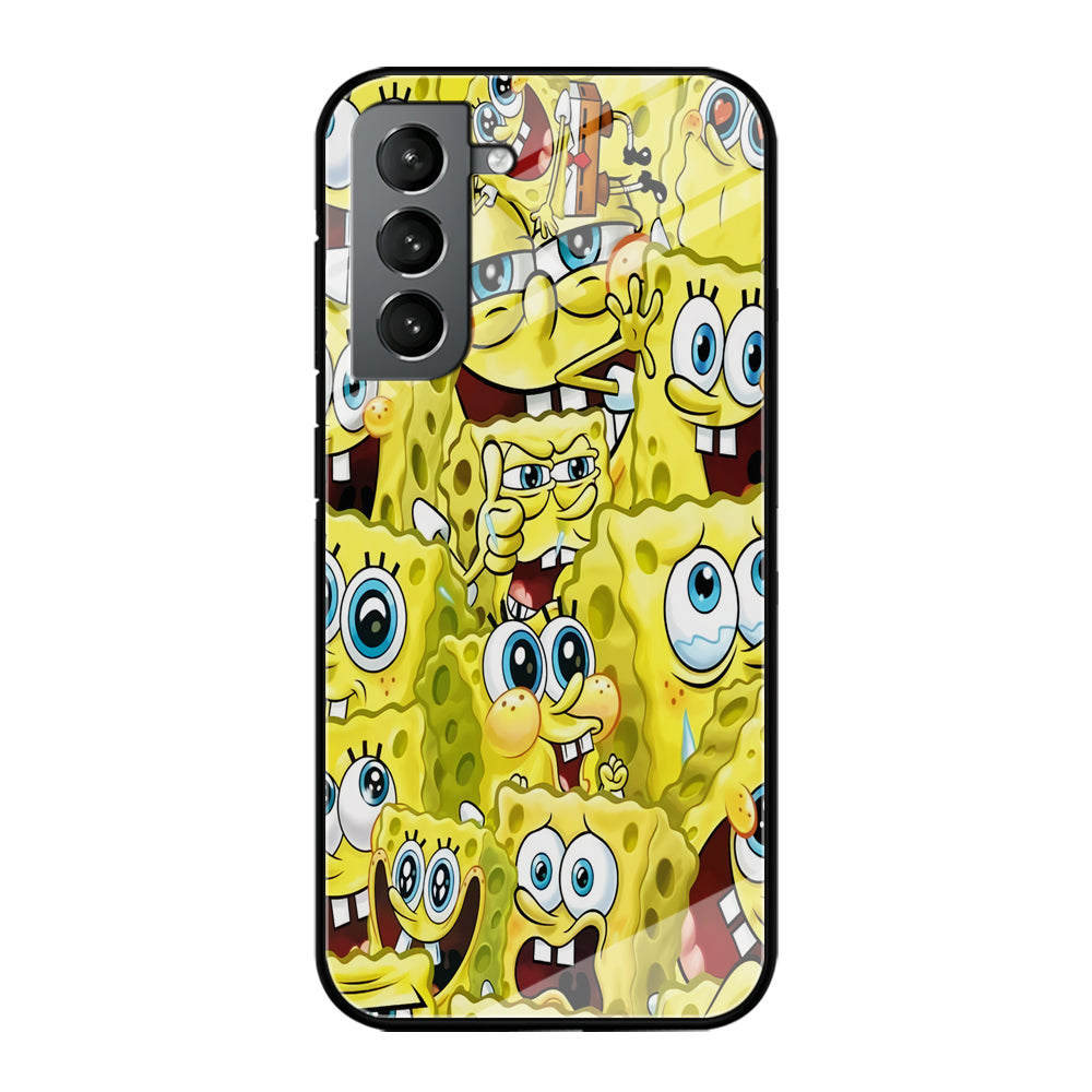 Spongebob Cute Expression Samsung Galaxy S21 Plus Case