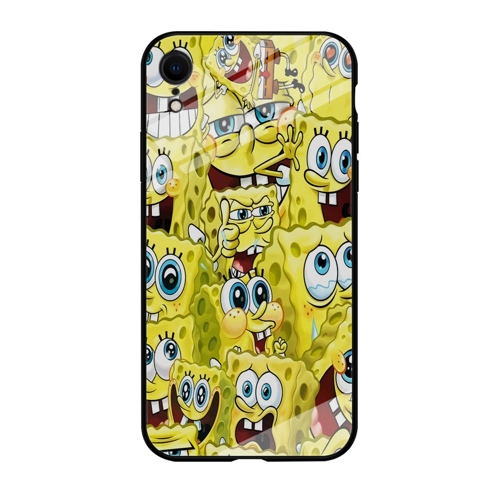 Spongebob Cute Expression iPhone XR Case