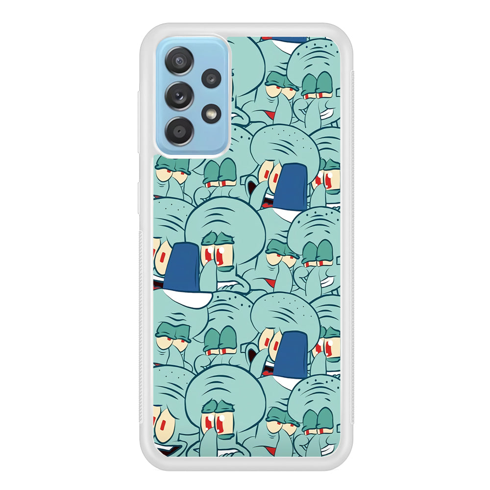 Squidward Expression Samsung Galaxy A72 Case