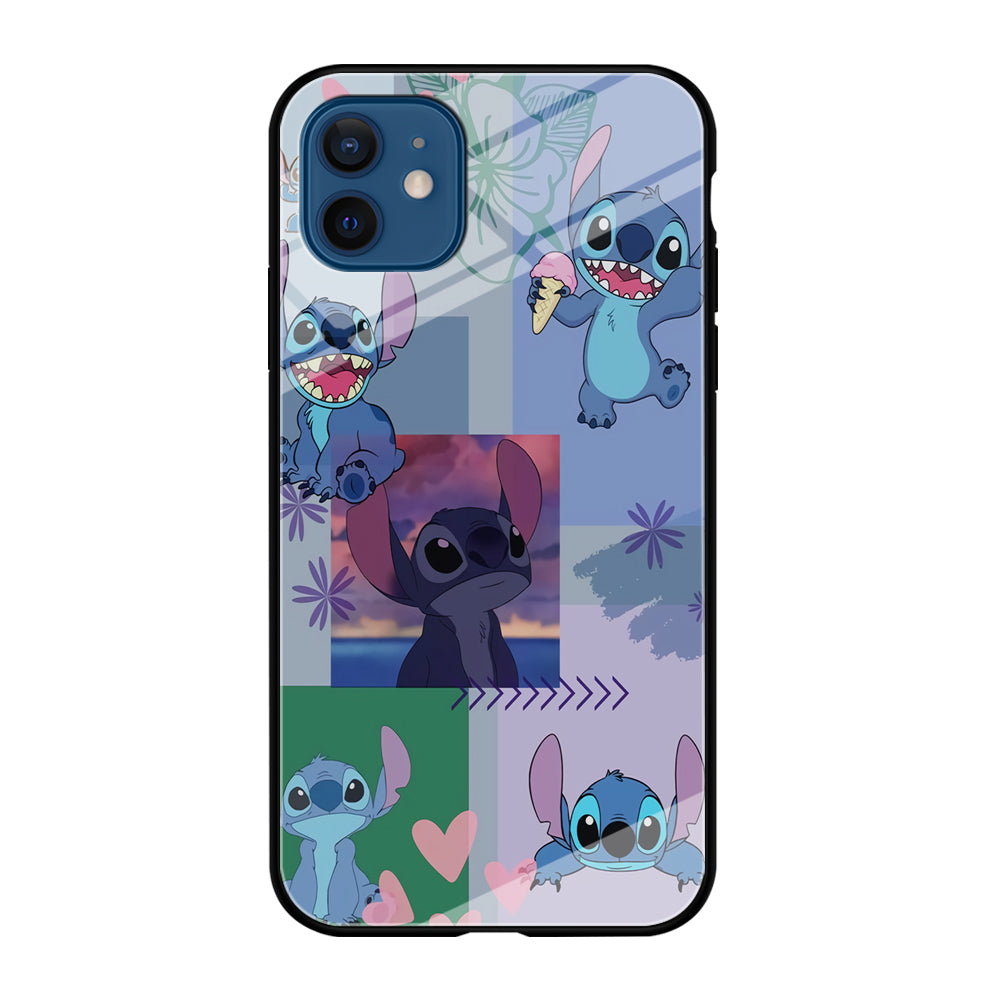Stitch Collage Aesthetic iPhone 12 Case