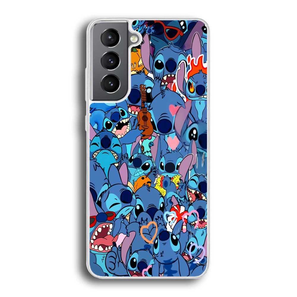 Stitch Cute Expression Samsung Galaxy S21 Plus Case