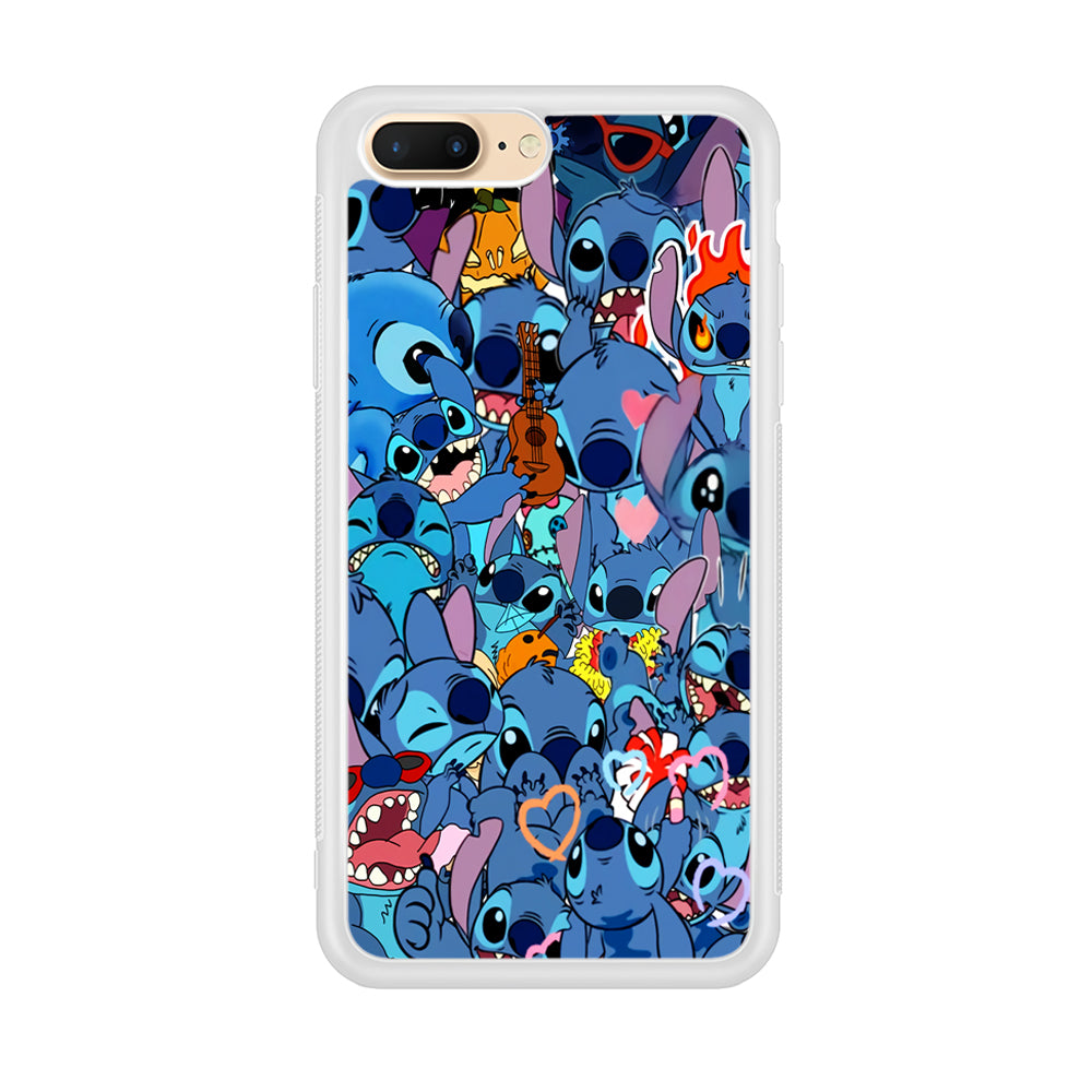 Stitch Cute Expression iPhone 8 Plus Case
