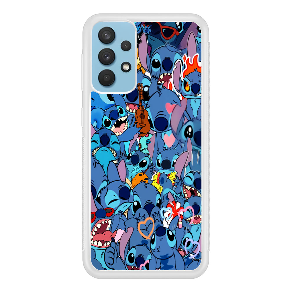 Stitch Cute Expression Samsung Galaxy A32 Case