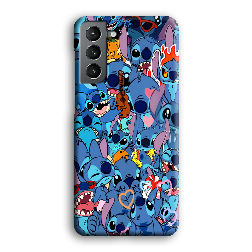 Stitch Cute Expression Samsung Galaxy S21 Plus Case