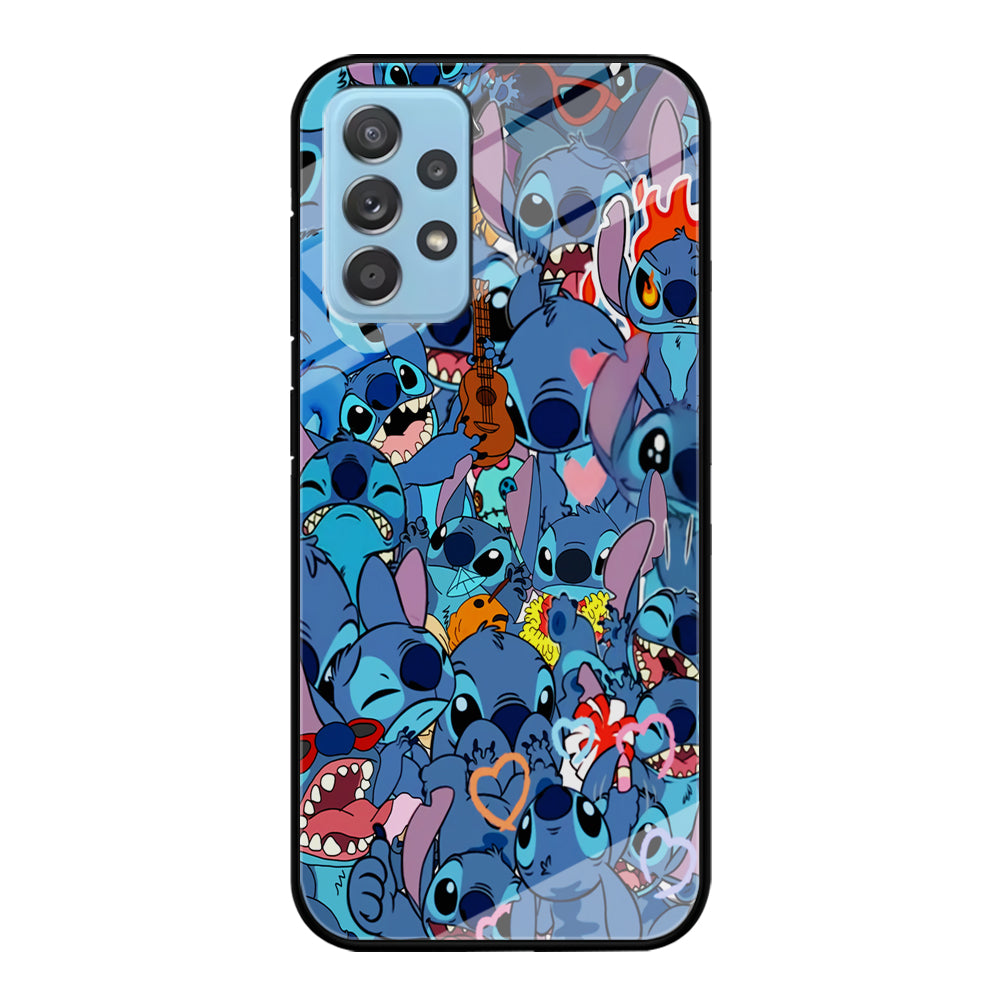 Stitch Cute Expression Samsung Galaxy A72 Case